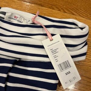 Vineyard Vines Navy and White Striped Dress XXS